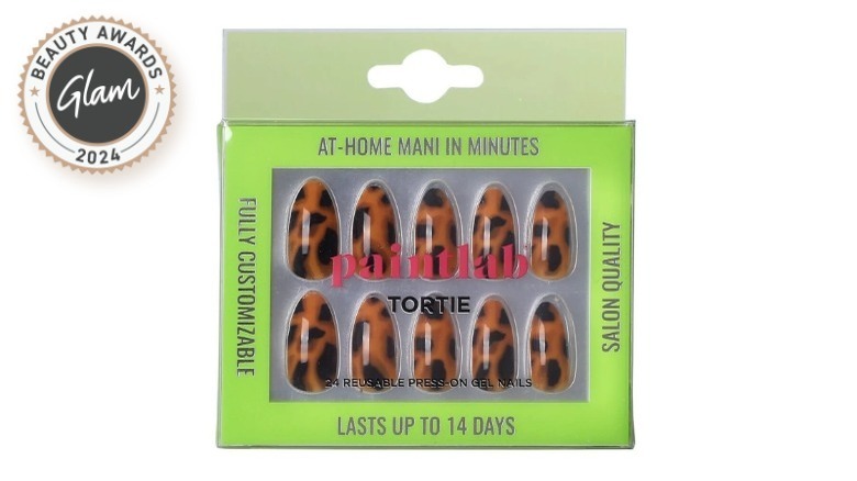 Paintlab Tortie press-on nails