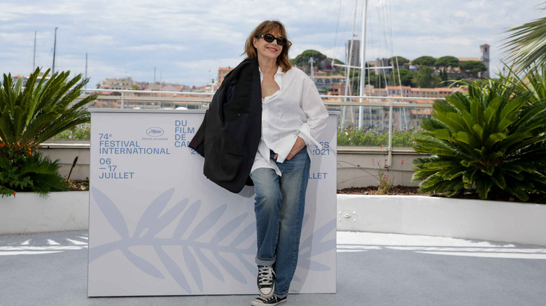 Jane Birkin in Cannes, France