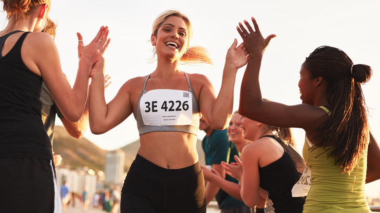 woman running