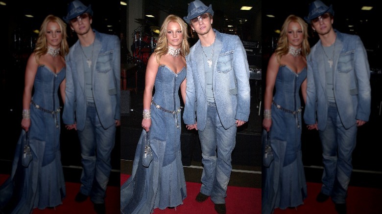 Justin Timberlake can't forget double denim look with Britney Spears |  Daily Mail Online