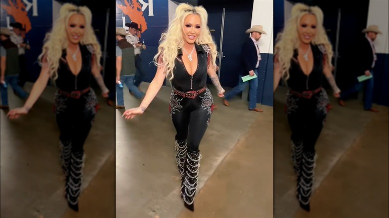 Bunnie Xo at Houston rodeo