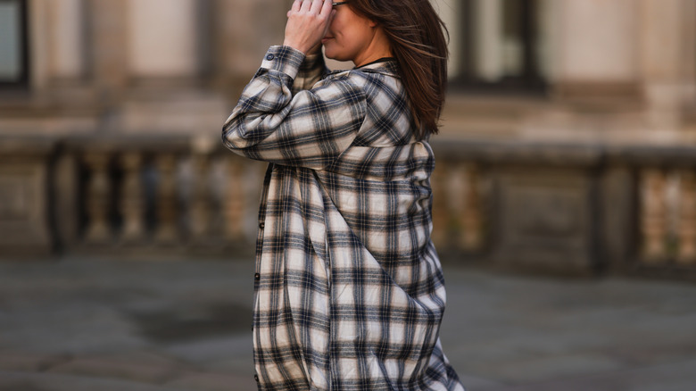 Oversized flannel