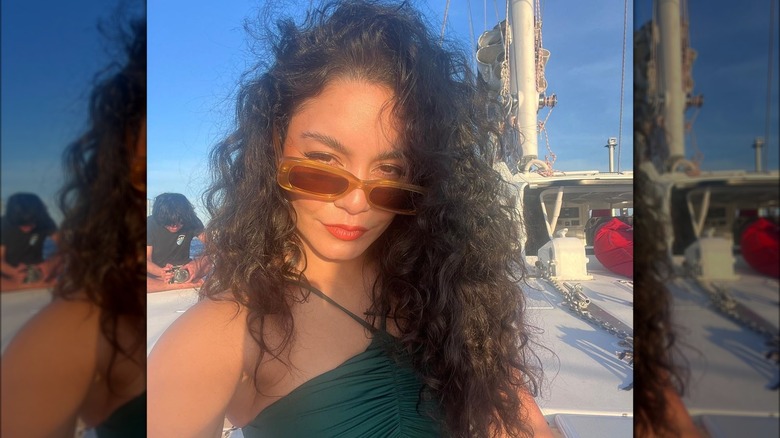 Vanessa Hudgens with curly hair