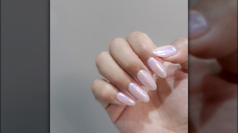 Pearlescent nails
