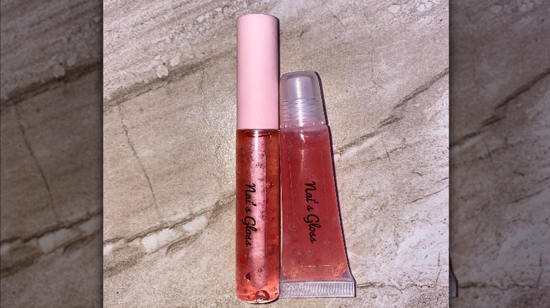 Instagram user @nai_beauties showing cherry lip gloss