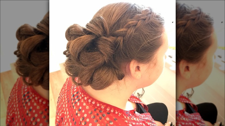 braided bun 