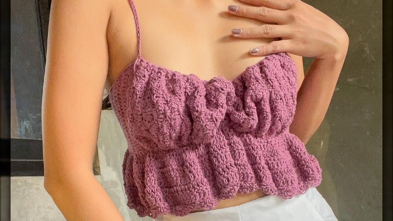 Crochet tank top