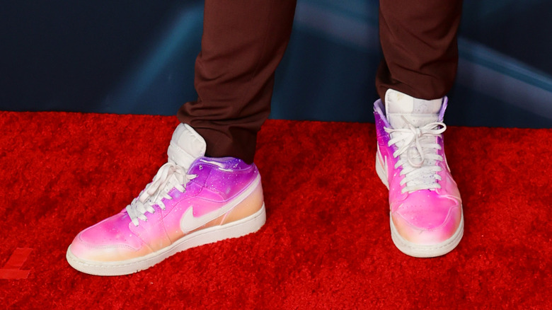 Jesser's pastel gradient sneakers