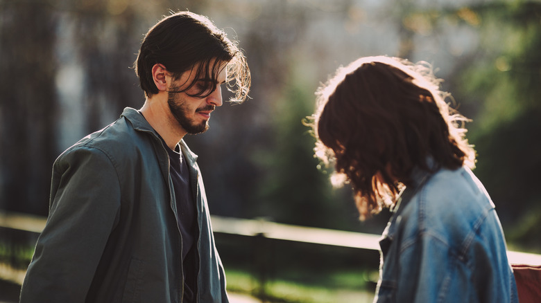 couple in nature 