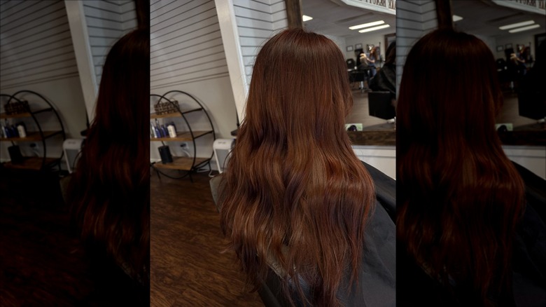 woman with cowboy copper hair