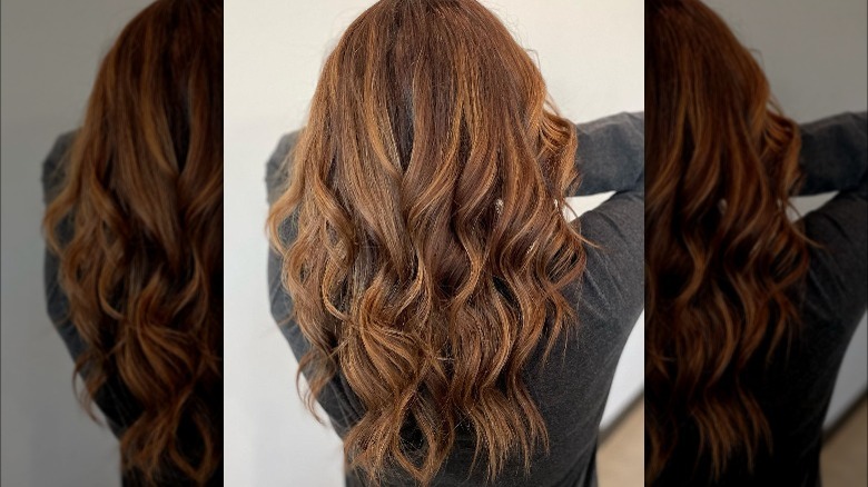 Subtle crunette balayage