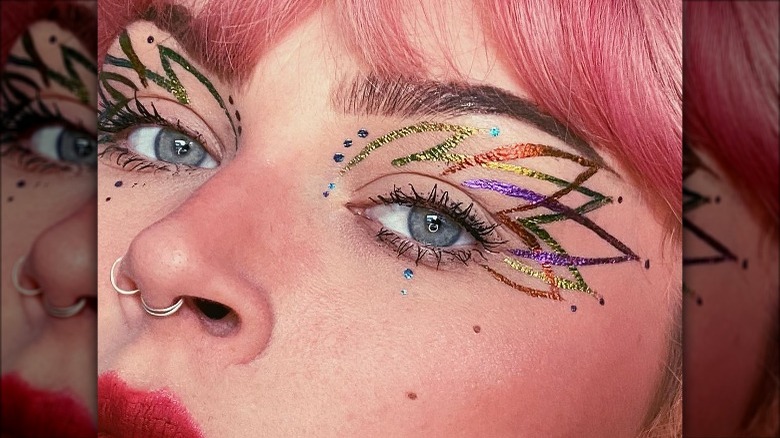 glitter fairy makeup
