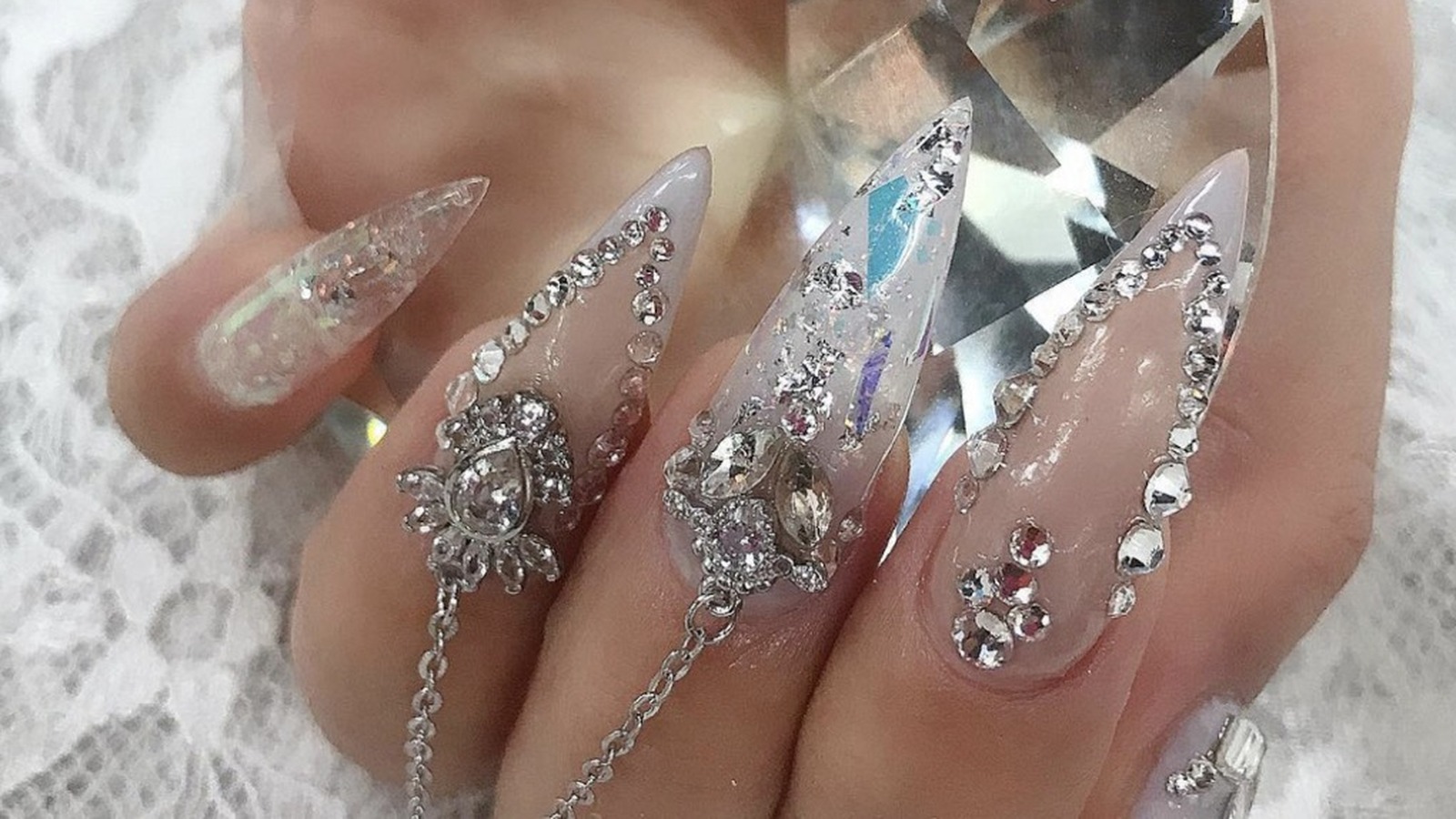 Nail Jewelry Is the Blingy Manicure Trend Taking Over