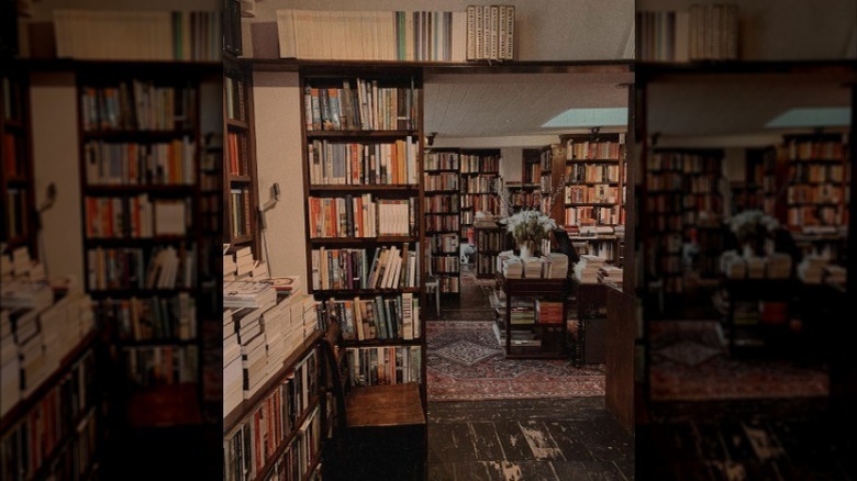 inside a bookstore