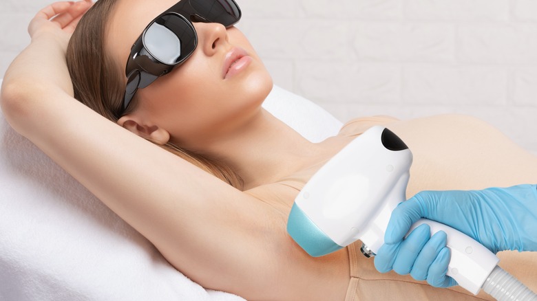 armpit laser treatment