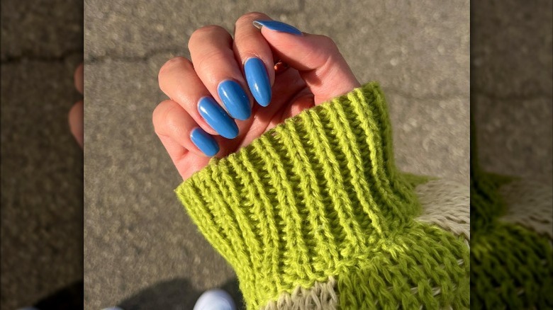 cornflower blue nail polish