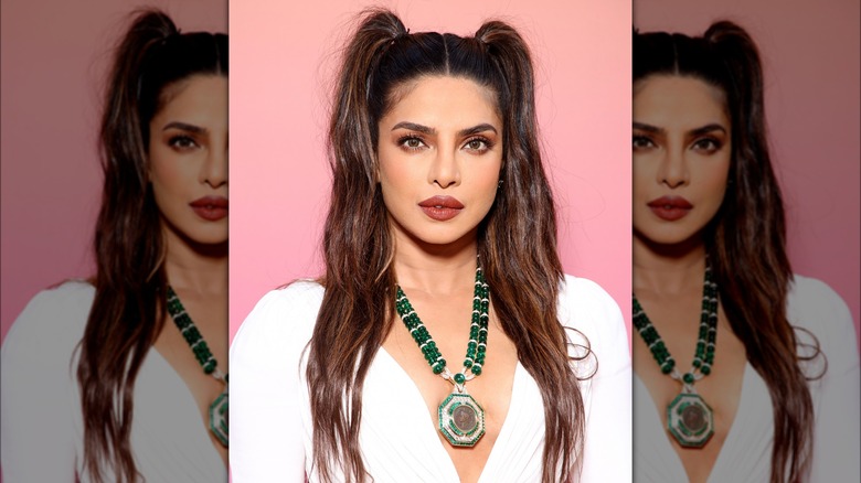 Priyanka Chopra Jonas in bold necklace