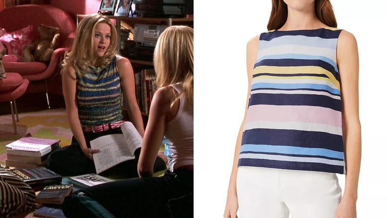 Elle Woods boat neck top