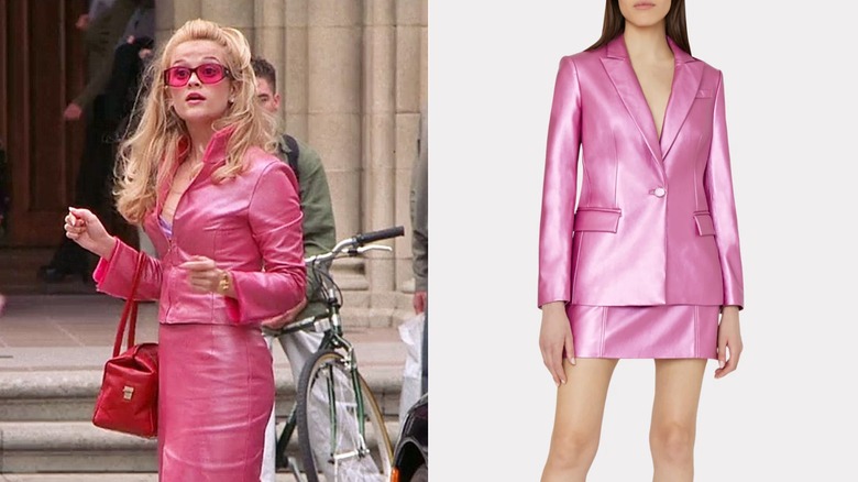 Elle Woods pink leather set