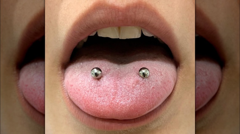 venom piercing on tongue