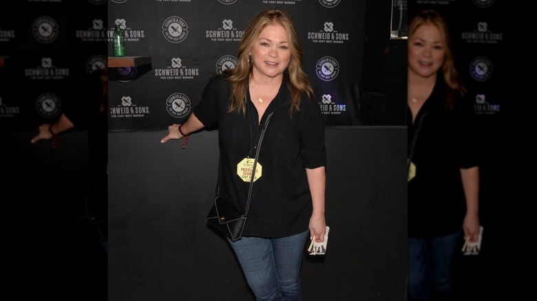 Valerie Bertinelli with crossbody purse