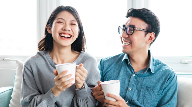 Laughing couple 