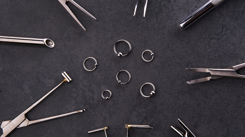 tools used for piercings