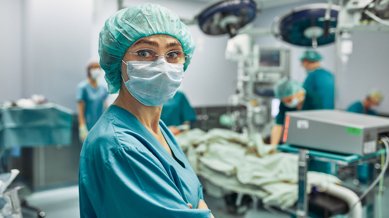 Surgeon in operating room