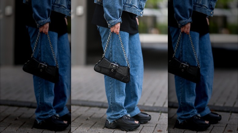 Bag with chain strap