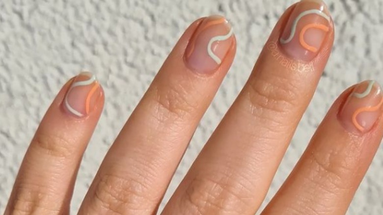 Nails with same nail art