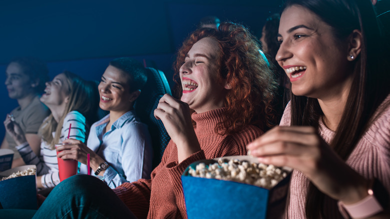 Friends at a movie theater