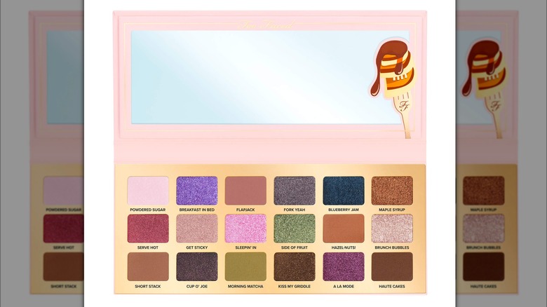 Maple syrup pancakes palette