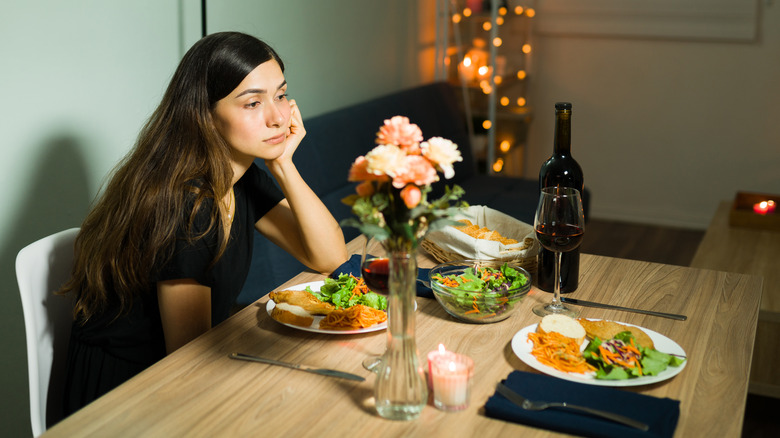 woman stood-up at home