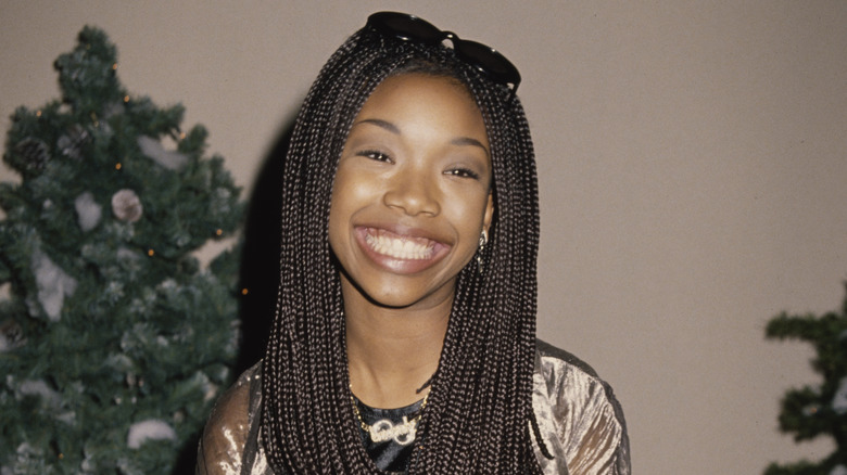 Singer Brandy in 1995