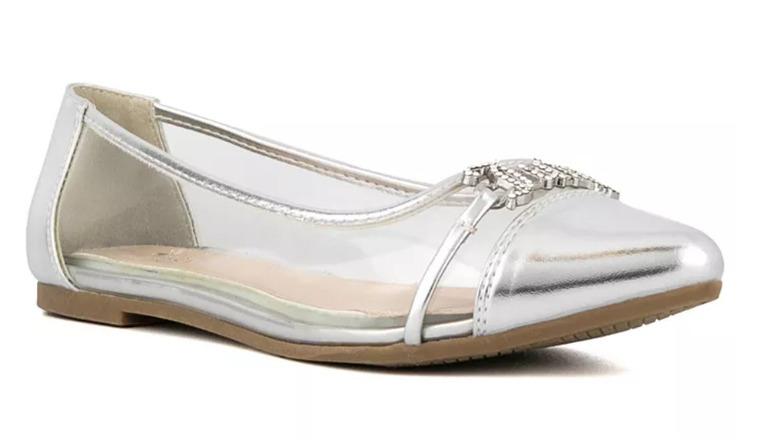Clear Juicy Couture ballet flats