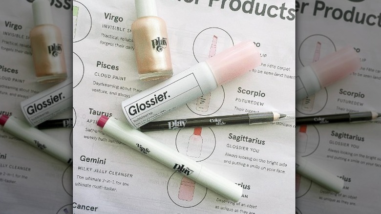 Glossier Play makeup