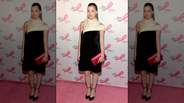 Young Hailee Steinfeld at a fundraiser for the Breast Cancer Foundation.