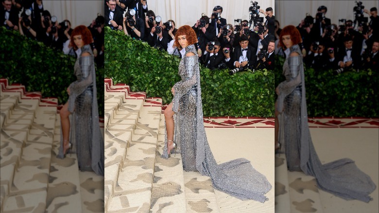 Zendaya wearing Versace at the 2018 Met Gala