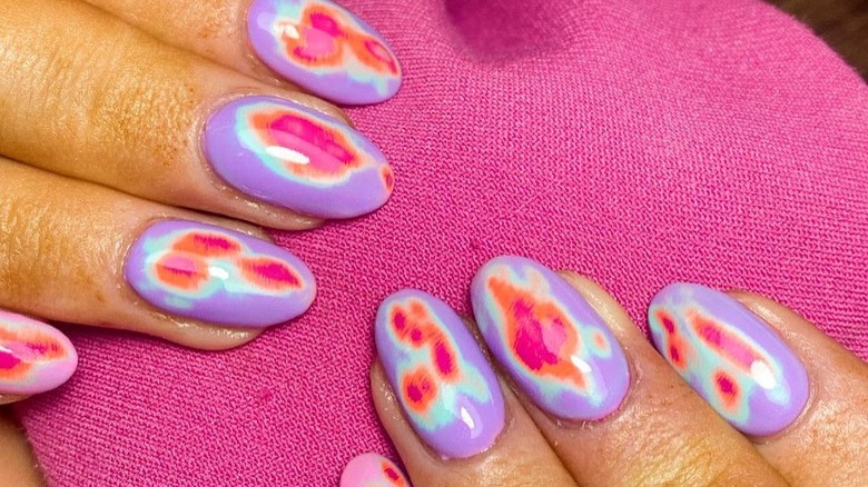 pastel thermal nails