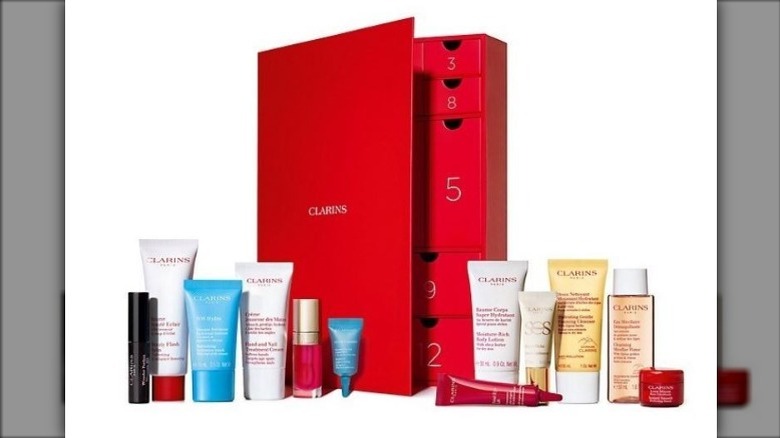 Clarins Holiday Sparkle Advent Calendar 12-Piece Makeup & Skin Care Set