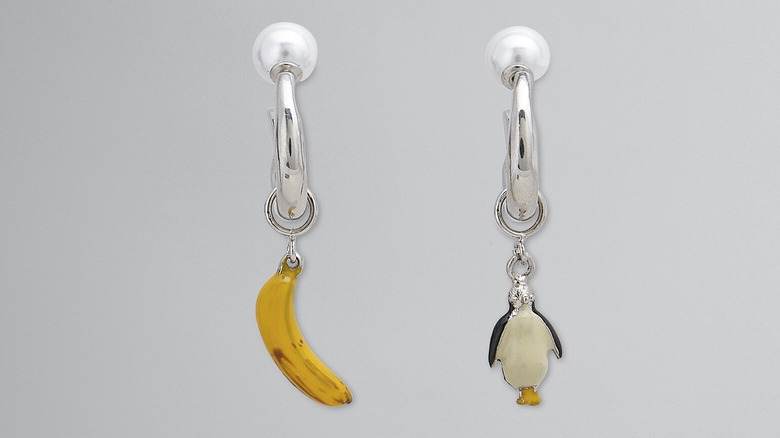 mismatched earrings from Marni collection