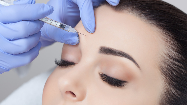 frown lines injection treatment