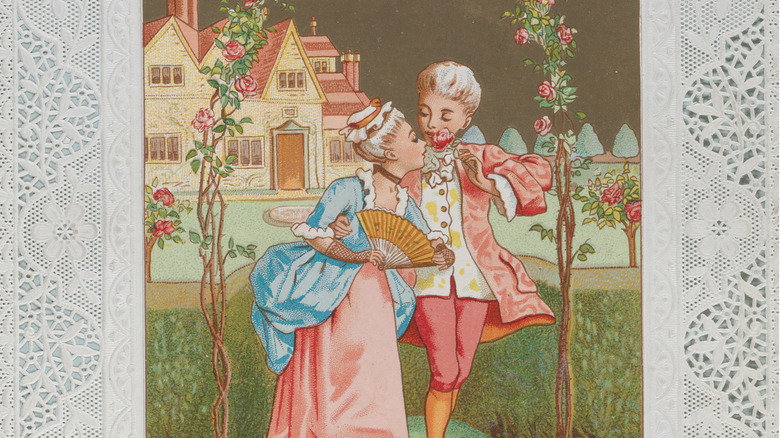 Victorian art of young lovers