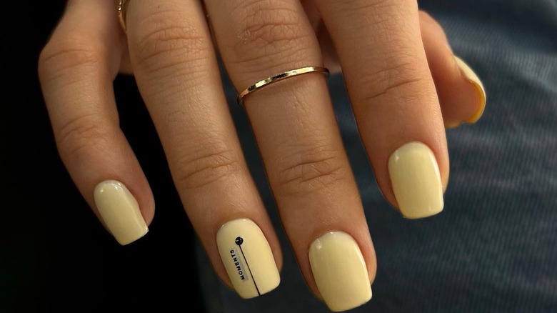 butter yellow nail polish