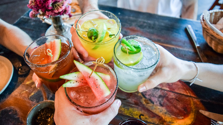 Fruity margaritas get the party going 