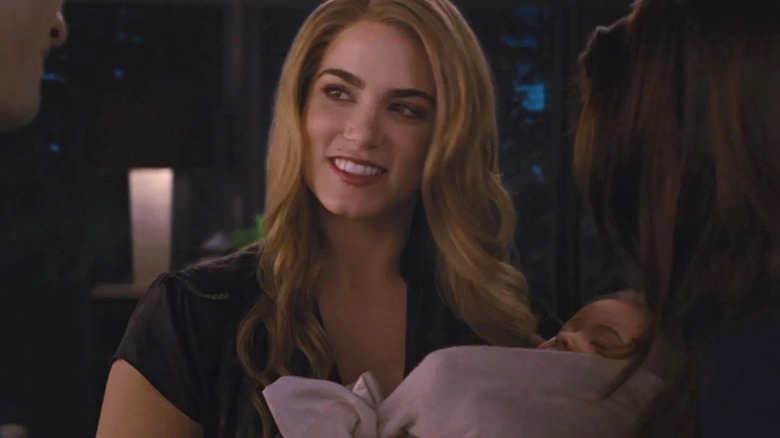 Rosalie Hale with baby
