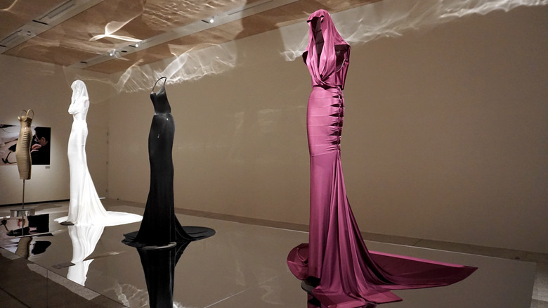 Grace Jones dress in a museum