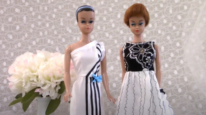 Two Barbie Fashion Queen dolls