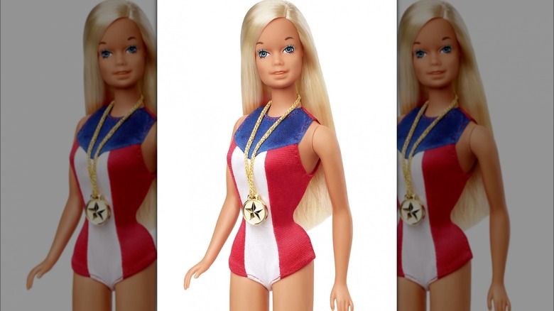 A Gold Medal collection Barbie