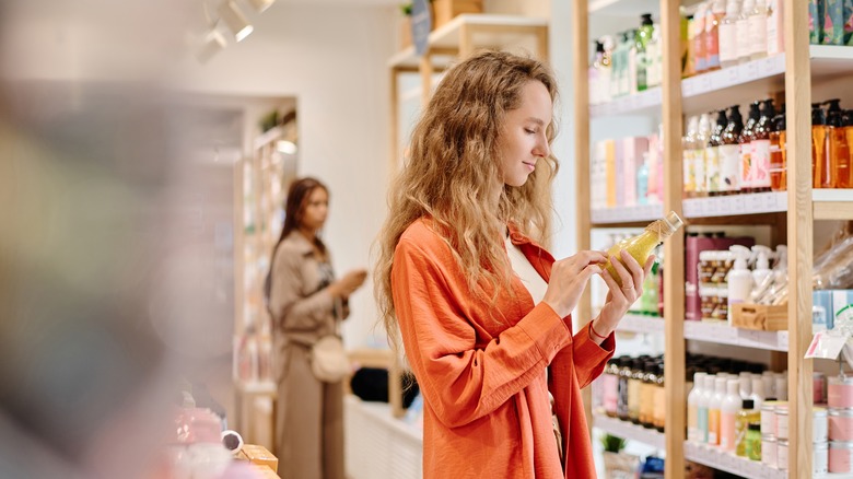 woman browsing in store